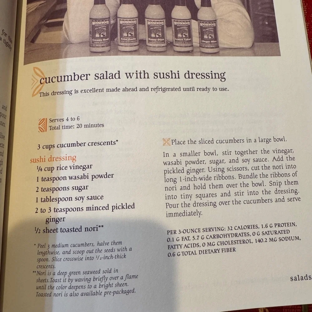 NEW MOOSEWOOD RESTAURANT COOKBOOK New Classics Vegetarian.$26 Retail